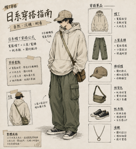（日系穿搭風穿搭建議）